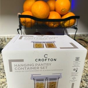 Croton Hanging Pantry Container Set - White